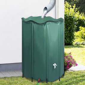 Rain Water Tank Dark Green PVC Large Collapsible
