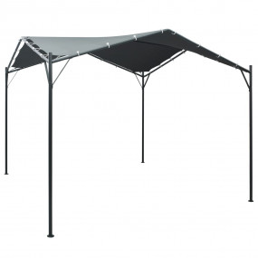 Gazebo Gray Steel 10x10 ft UV-resistant materials Gazeb...