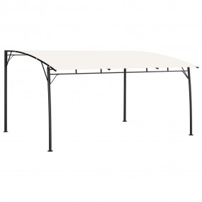 Sunshade Awning Cream Powder-coated steel, polyester fa...