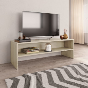 TV Cabinet Sonoma oak Engineered wood Medium TV Cabinet