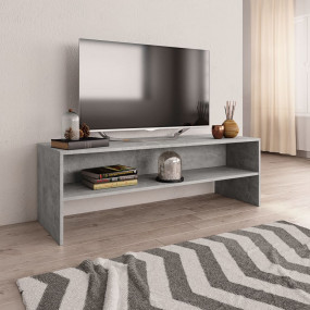 TV Cabinet Concrete grey Engineered wood Medium TV Cabi...