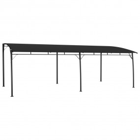 Sunshade Awning Anthracite Powder-coated steel frame La...