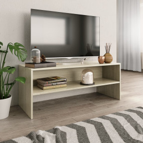 TV Cabinet Sonoma oak Engineered wood Medium TV Cabinet