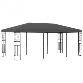 Gazebo Anthracite 100% polyester Large Durable Gazebo