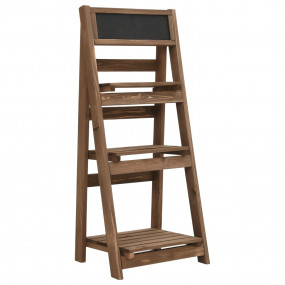 Plant Stand Natural Wood Solid Fir Wood 15.7x11.8x35.4 ...