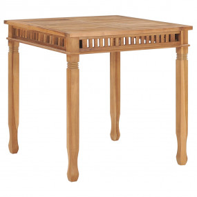 Dining Table Teak Fine sanded teak hardwood with a wate...
