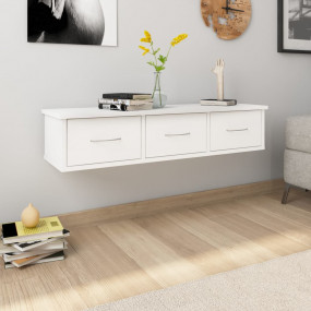 Drawer Shelf White Engineered wood 34.6 x 10.2 x 7.3 in