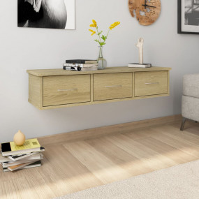 Drawer Shelf Sonoma oak Engineered wood Compact Wall mo...
