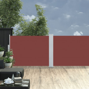 Side Awning Brown Polyester with PU coating 4.7 x 39.4 ...