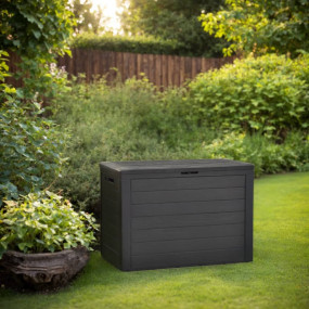 Storage Box Anthracite Polypropylene 30.7x17.3x21.7 in