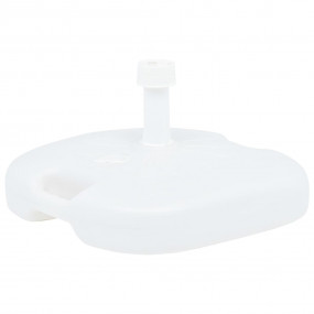 Umbrella Base White Plastic Medium Decorative Inlays
