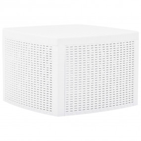 Outdoor Table White Polypropylene Medium Outdoor Table ...