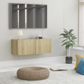 TV Cabinet Sonoma Oak Engineered Wood 31.5 x 11.8 x 11....