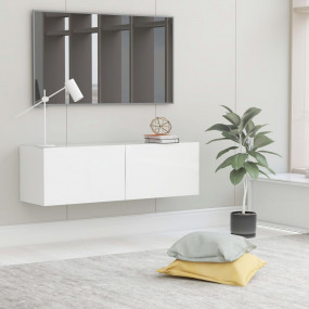 TV Cabinet White Engineered wood 39.4 in x 11.8 in x 11...