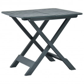 Garden Table Green Plastic Medium Foldable Garden Table