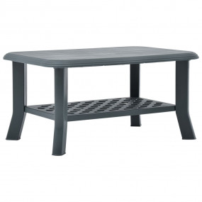 Coffee Table Green Plastic 35.4 x 23.6 x 18.1 in Coffee...