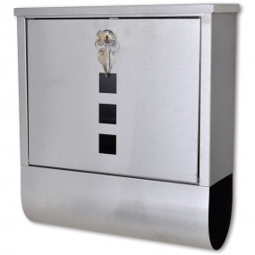 Mailbox Stainless Steel Medium Stylish Design Mailbox