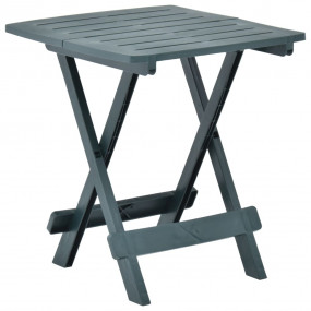Garden Table Green Plastic 17.7 x 16.9 x 19.7 in Foldab...