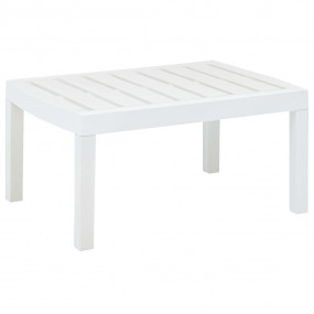 Garden Table White Plastic 30.7 in x 21.7 in x 15.0 in ...