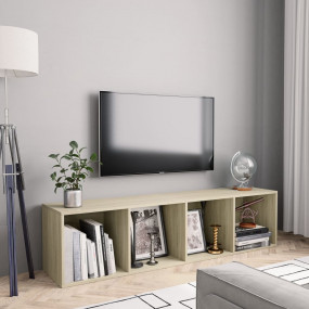 Book Cabinet Sonoma oak Engineered wood Medium Book Cab...