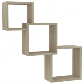 Wall Shelf Sonoma Oak Engineered wood 26.8 in x 26.8 in