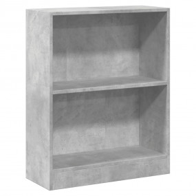 Bookshelf Concrete grey Engineered wood Compact Bookshe...