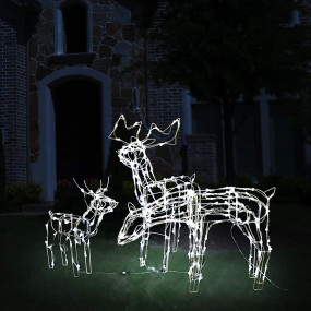 Christmas Light Display Warm White PVC Large Decorative...