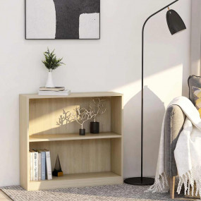 Bookshelf Sonoma oak Engineered wood Compact Bookshelf