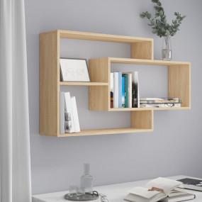 Wall Shelf Sonoma Oak Engineered wood 40.9 x 7.9 x 23.0...