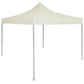 Party Tent Cream 600D Oxford fabric 6.6x6.6 ft Foldable