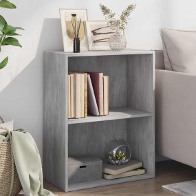 Book Cabinet Concrete grey Engineered wood 23.6 x 11.8 ...