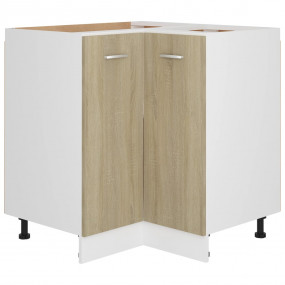 Corner Bottom Cabinet Sonoma oak Engineered wood