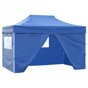 Party Tent Steel Blue 600D Oxford fabric with PVC coati...