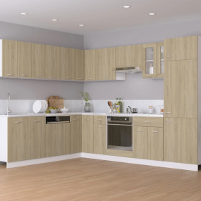 Oven Cabinet Sonoma Oak Engineered Wood Oven Cabinet Re...