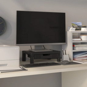 Monitor Stand Black HIPS (high impact polystyrene) Medi...
