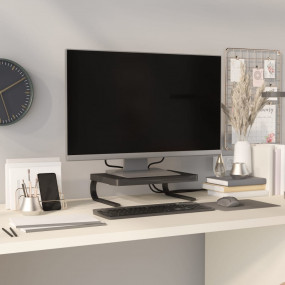 Monitor Stand Black HIPS (high impact polystyrene), Met...