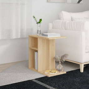 Side Table Sonoma Oak Engineered Wood Medium