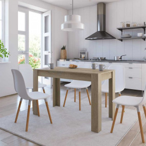 Dining Table Sonoma Oak Engineered Wood 47.2 x 23.6 x 2...