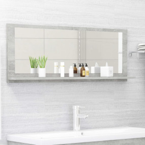 Mirror Concrete grey Engineered wood, acrylic 39.4 x 4....