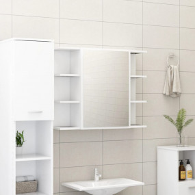 Mirror Cabinet White Engineered wood, acrylic Medium