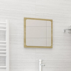 Mirror Sonoma Oak Engineered wood, Acrylic 15.7 x 0.6 x...