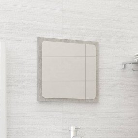 Mirror Concrete Grey Engineered wood, Acrylic Medium