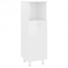 Bathroom Cabinet High gloss white Engineered wood