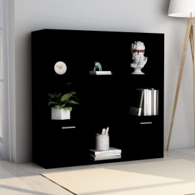 Cabinet Black Engineered wood Medium Storage Cabinet