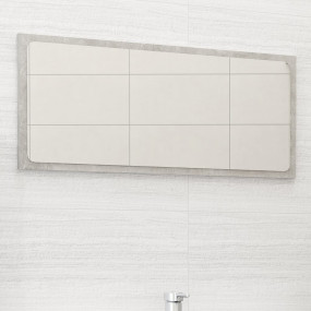 Mirror Concrete grey Engineered wood, acrylic Large