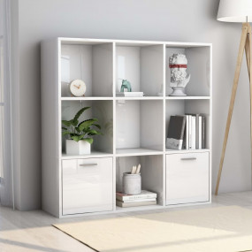 Cabinet High gloss white Engineered wood Medium Cabinet...