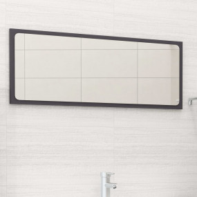 Mirror Grey Engineered wood, acrylic 35 x 14 in Mirror
