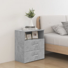 Bed Cabinet Concrete Grey Engineered wood 19.7 x 12.6 x...