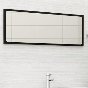 Mirror Black Engineered wood 39.4 in x 0.6 in x 14.6 in...