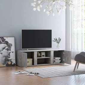 TV Cabinet Concrete grey Engineered wood Standard TV Ca...